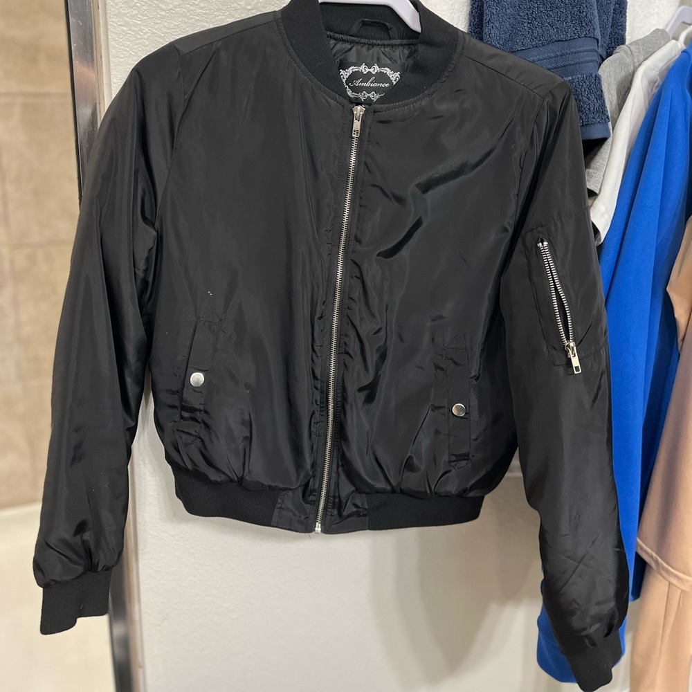 Black jacket size medium in women’s barely used selling for $15